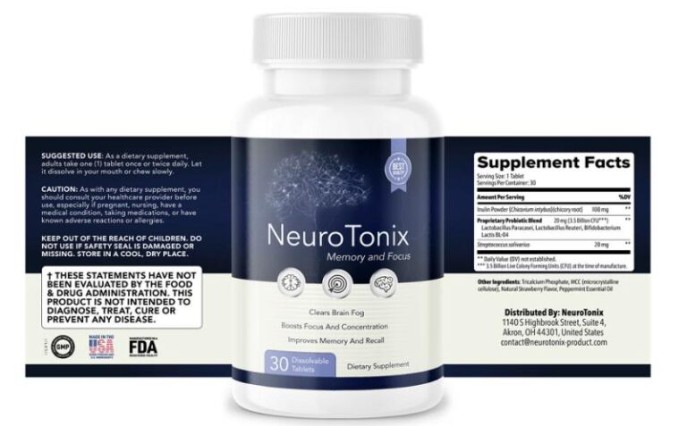 NeuroTonix Reviews – Bad Side Effects or Proven Ingredients?